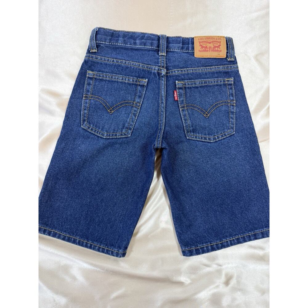 Levi 511 shorts Slim Blue Jean Denim Youth Size 7 Reg W24 Boys Denim Distressed
